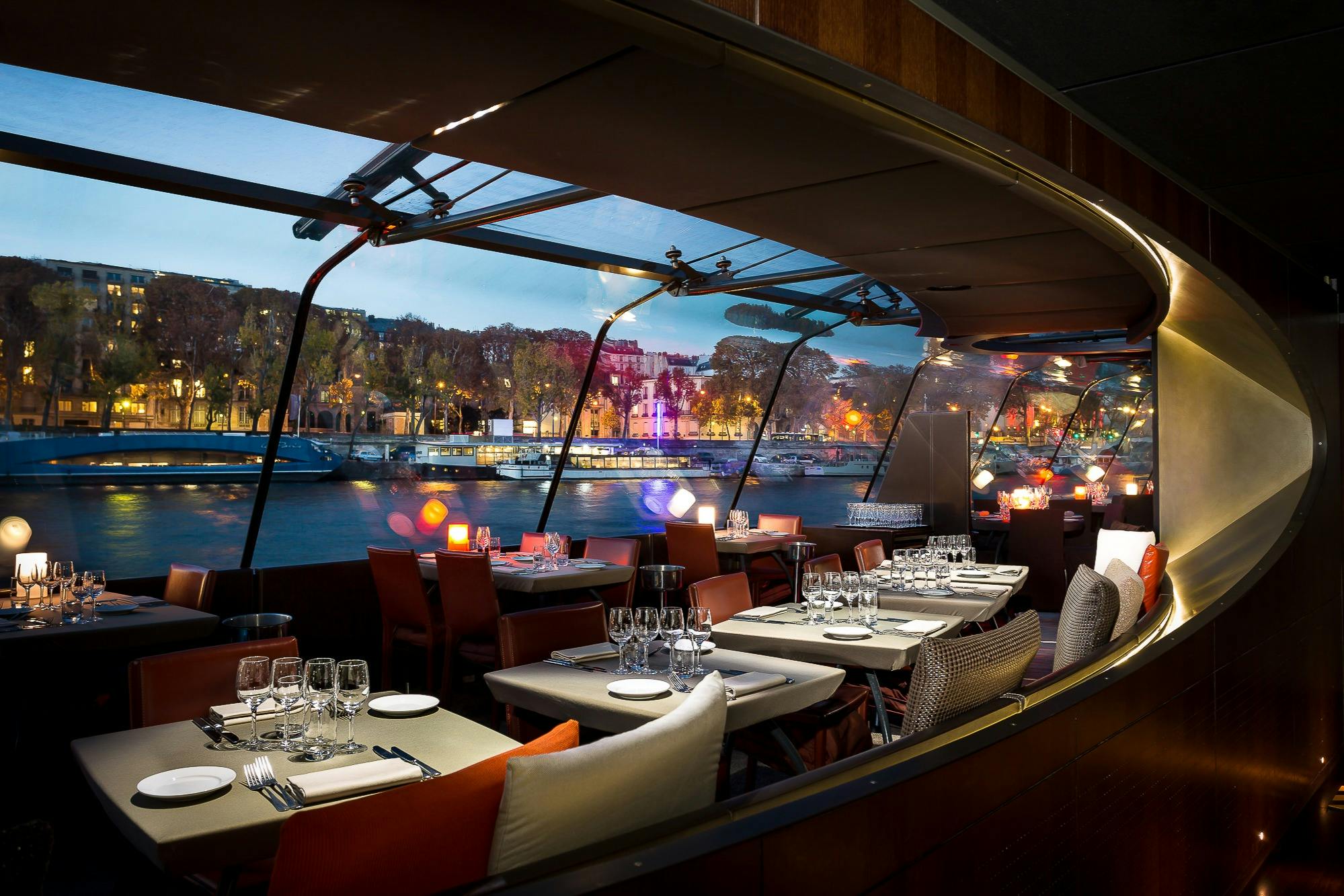 Seine River: 3-Course Dinner Cruise with Drinks by Bateaux Parisiens 2