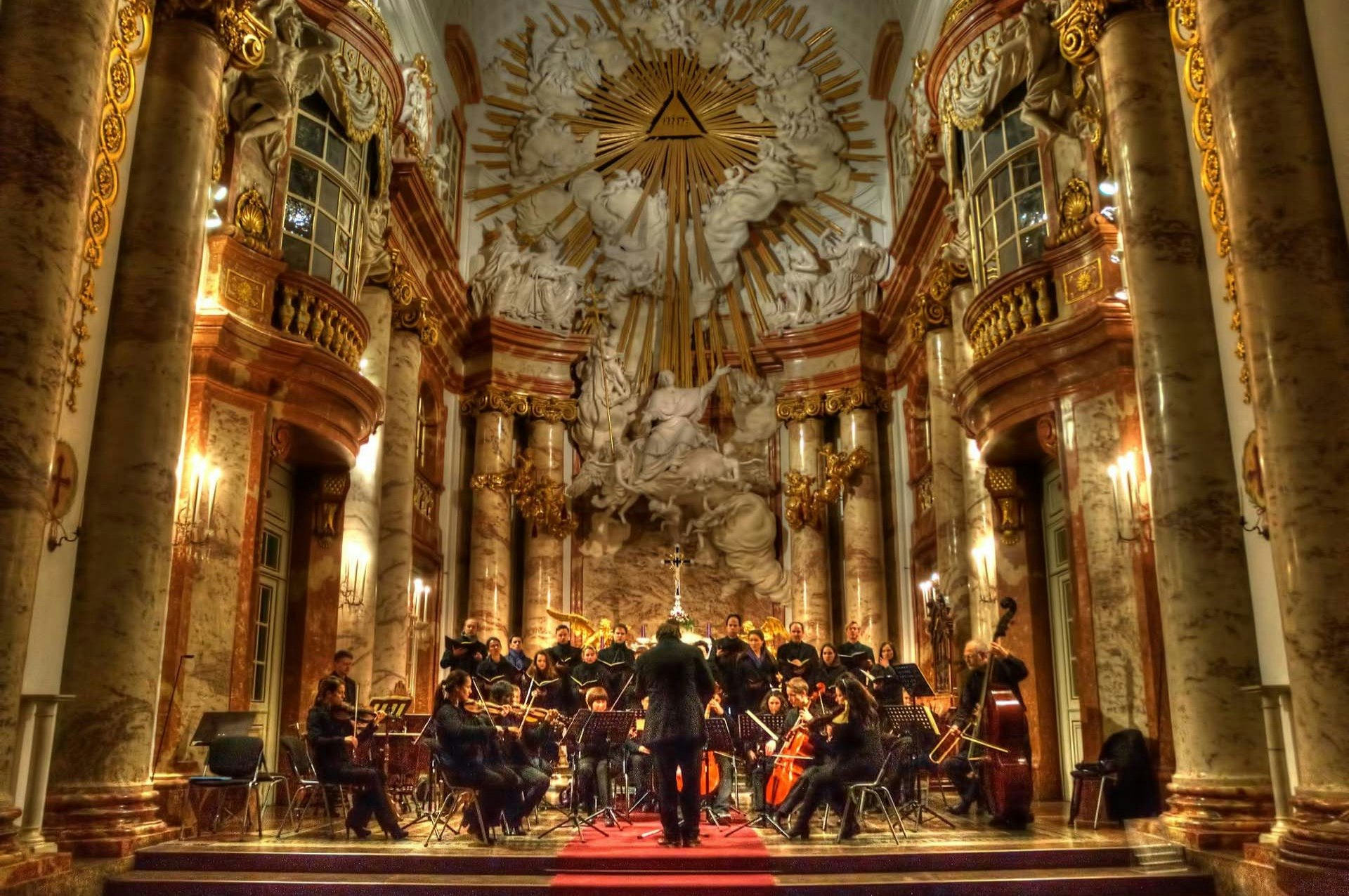 Igreja de São Carlos em Viena: concerto "As Quatro Estações" de Vivaldi