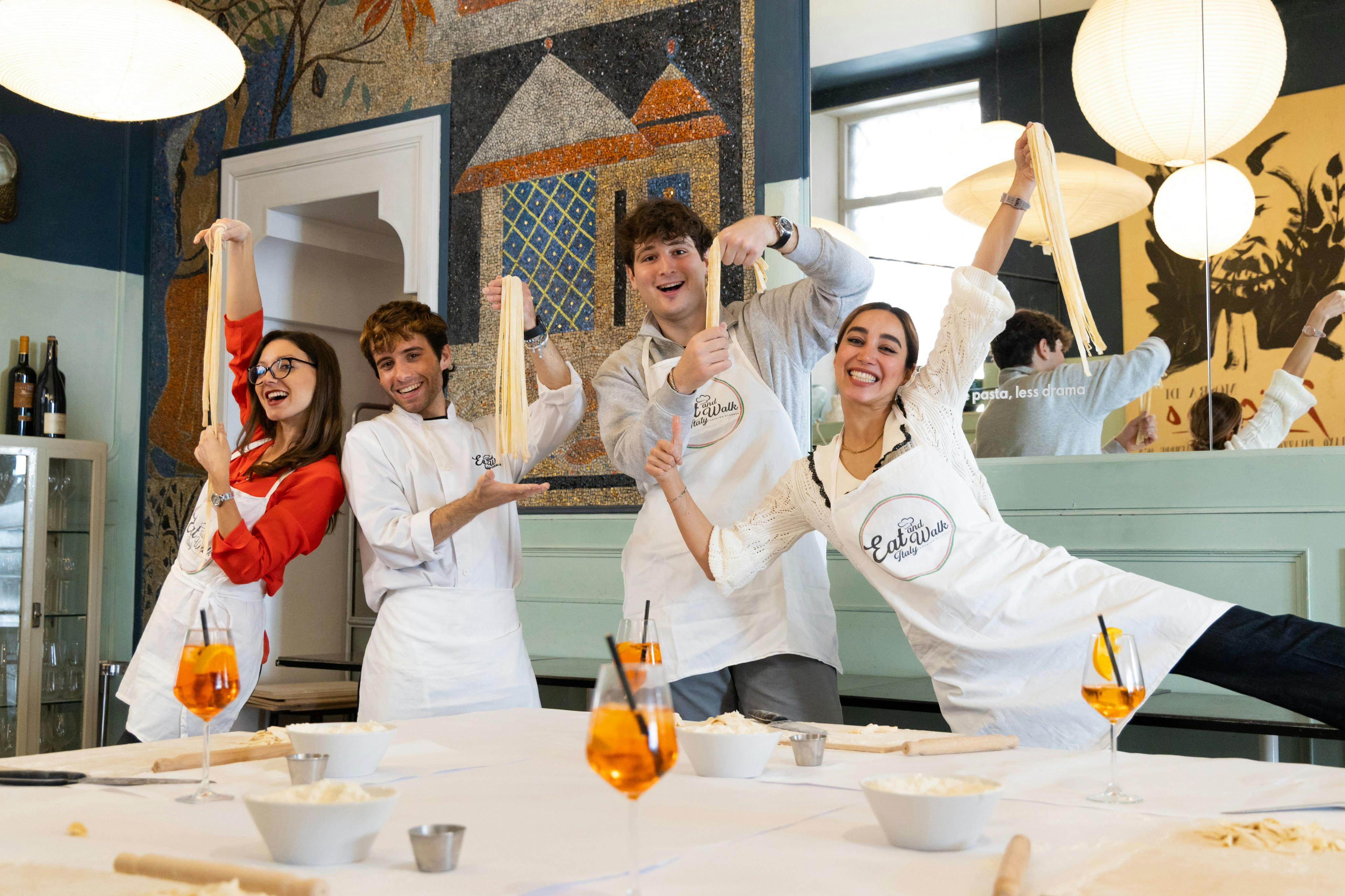 意大利蒸馏酒和意大利面烹饪班