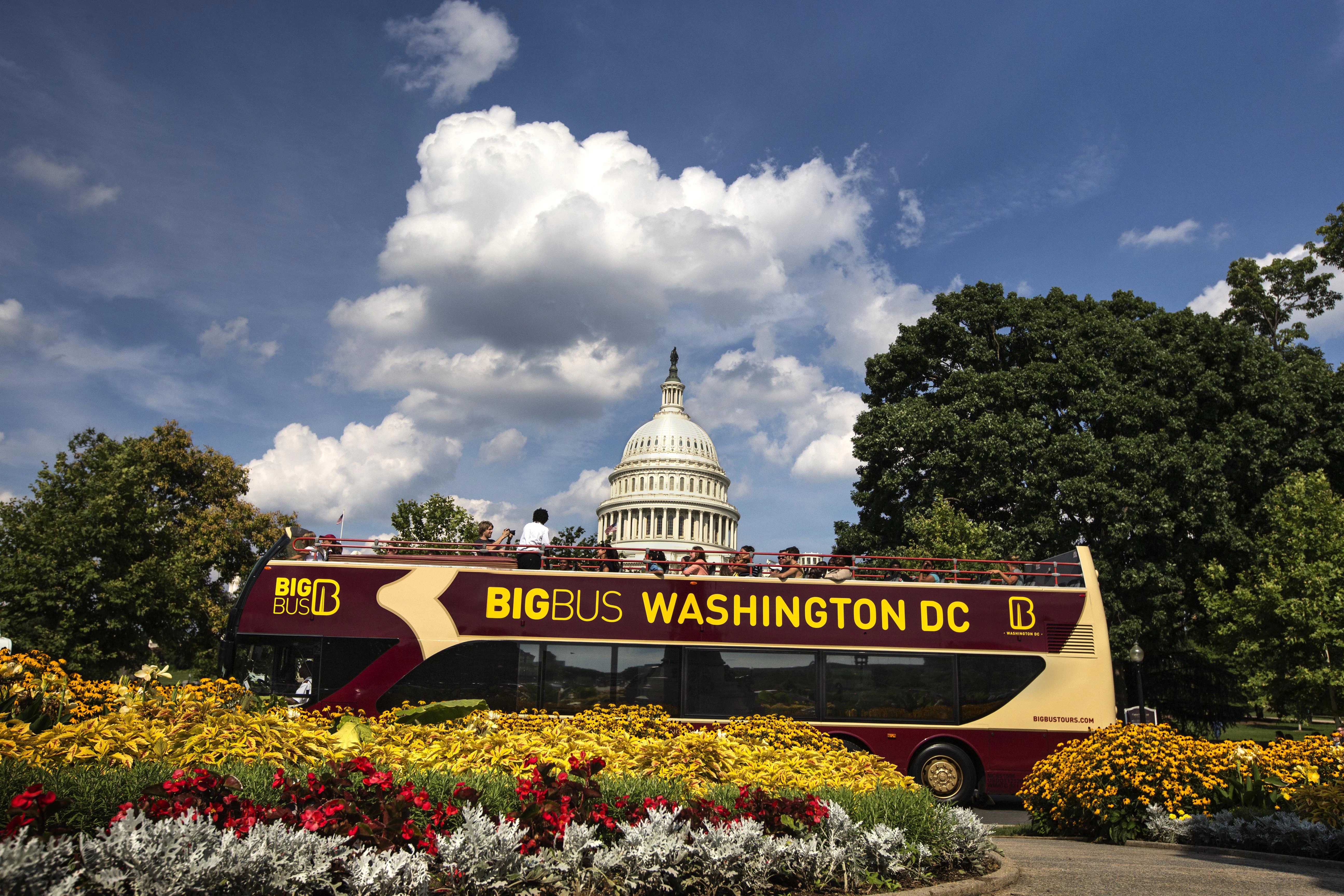 Big Bus Washington D.C.: Excursión en autobús al atardecer, Visita guiada a pie + Audioguía