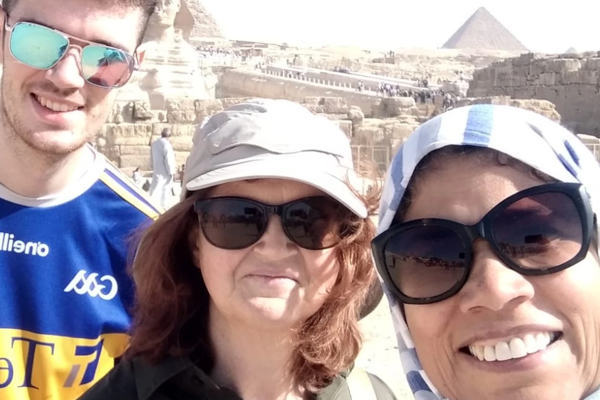 Area of the Pyramids of Giza