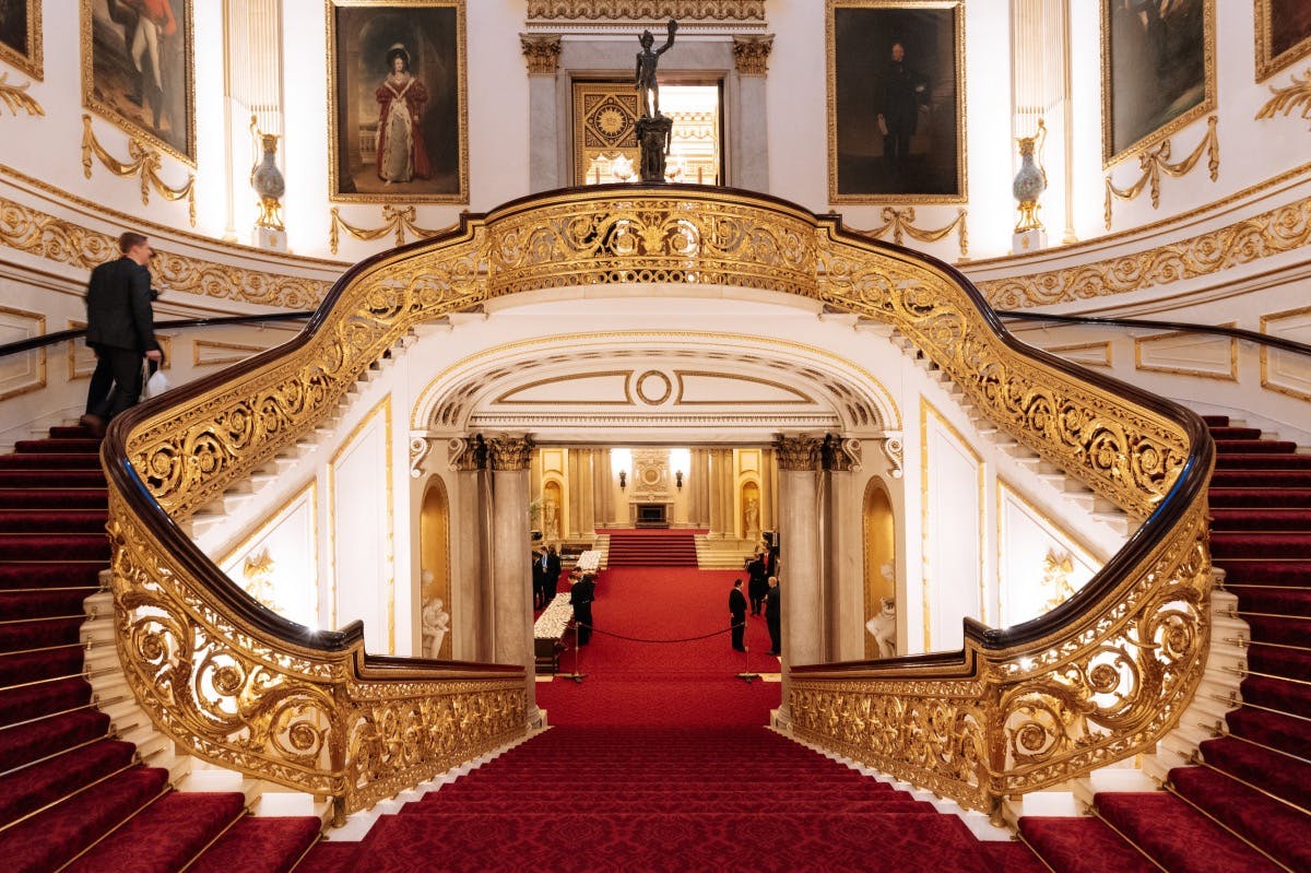 L'intérieur du palais de Buckingham