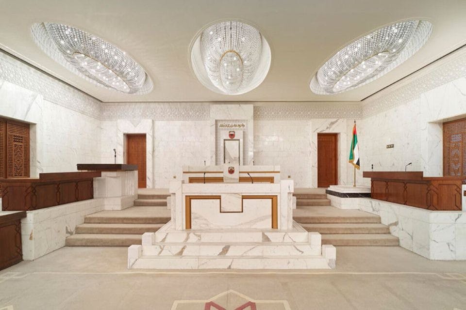 Inside Al Hosn Palace