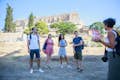 Aan de voet van de Akropolis-heuvel
