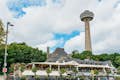 whenever the boat ride is not in the water the tour includes the Skylon tower