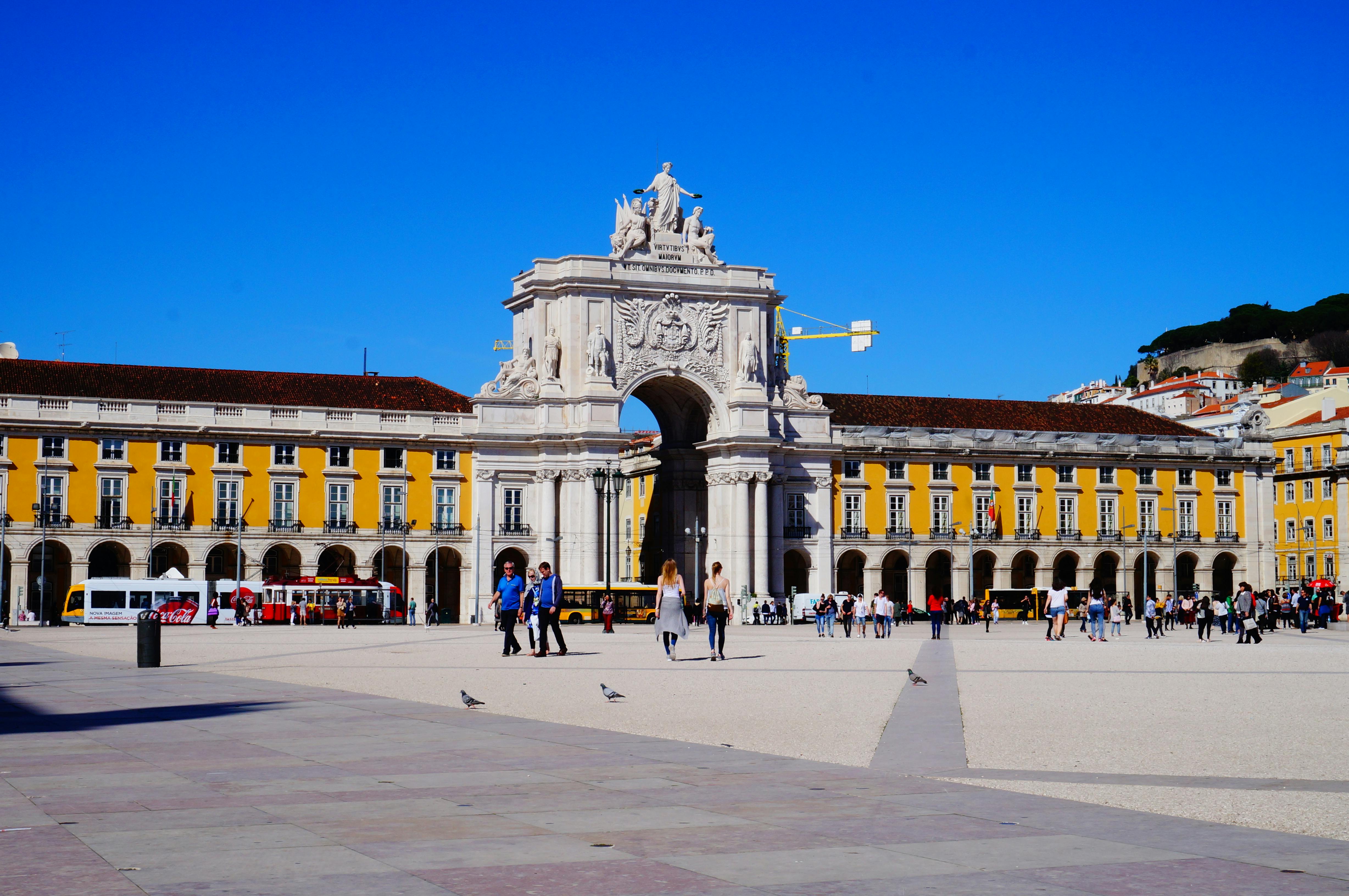 Arco da Rua Augusta w Lizbonie