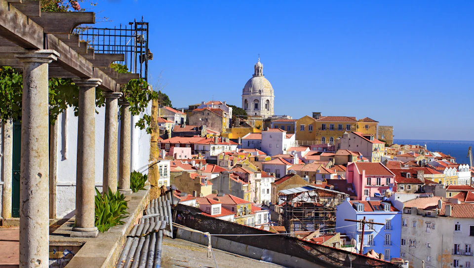 Alfama and Tagus river