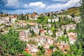 Panoramiczny widok na Albacín