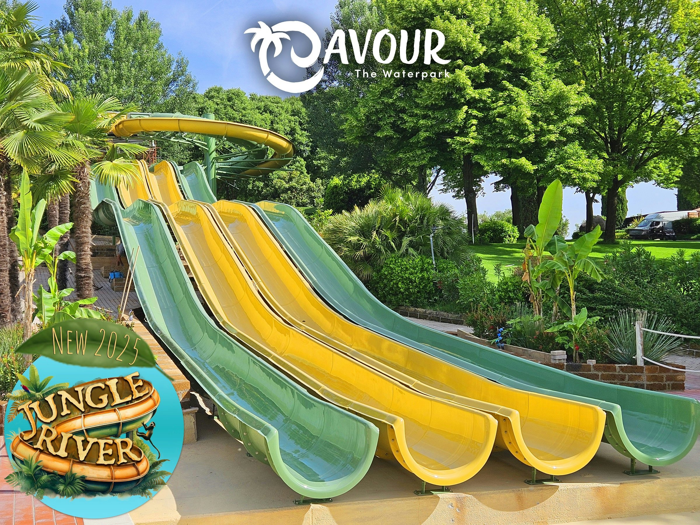Parco Cavour: O parque aquático Ingresso para a data de abertura