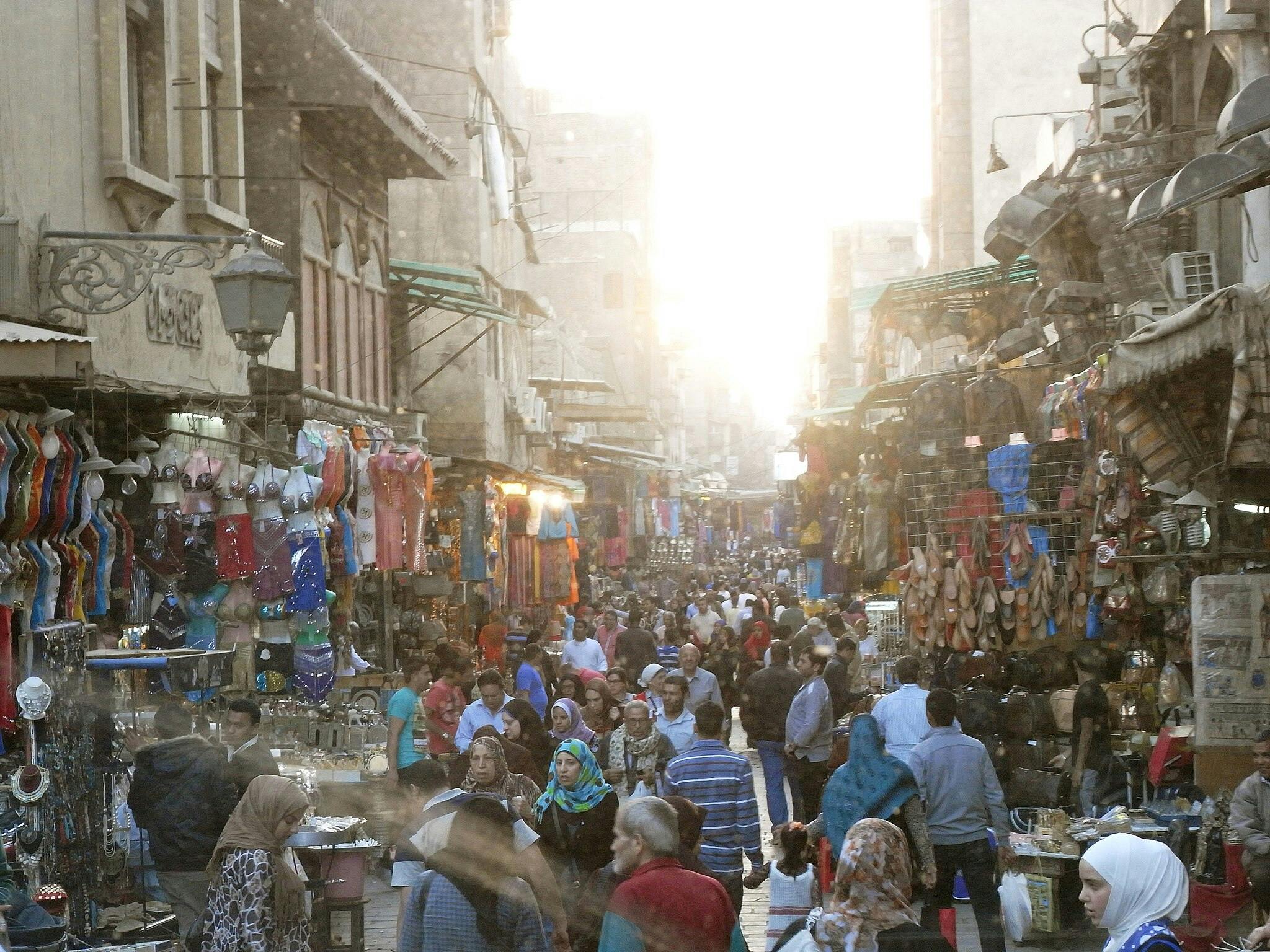 Khan el-Khalili w Kairze