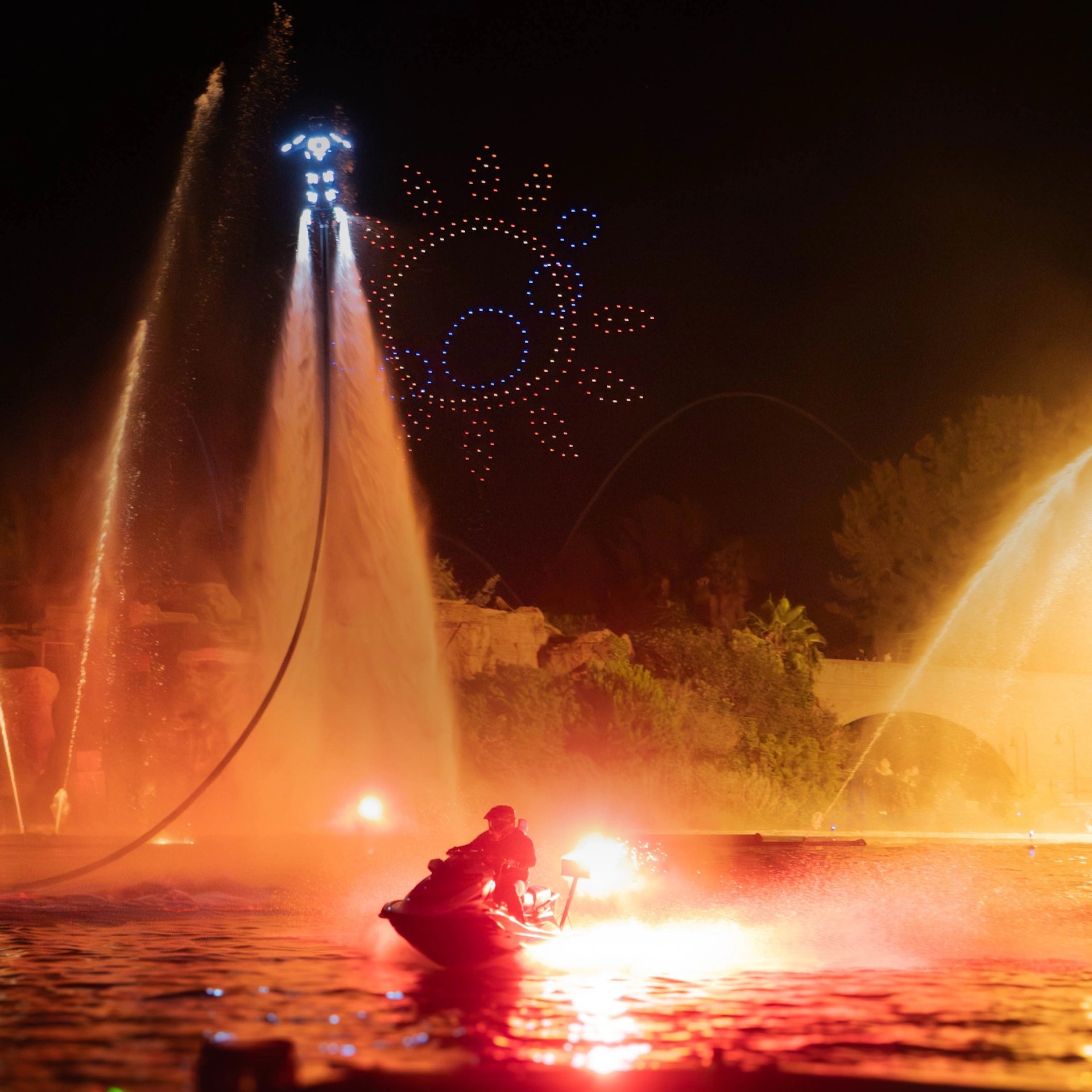 PortAventura Park: Entrada nocturna