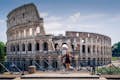 Turist i Colosseum