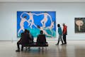 Visitors gazing at Matisse painting at the MoMA in New york city