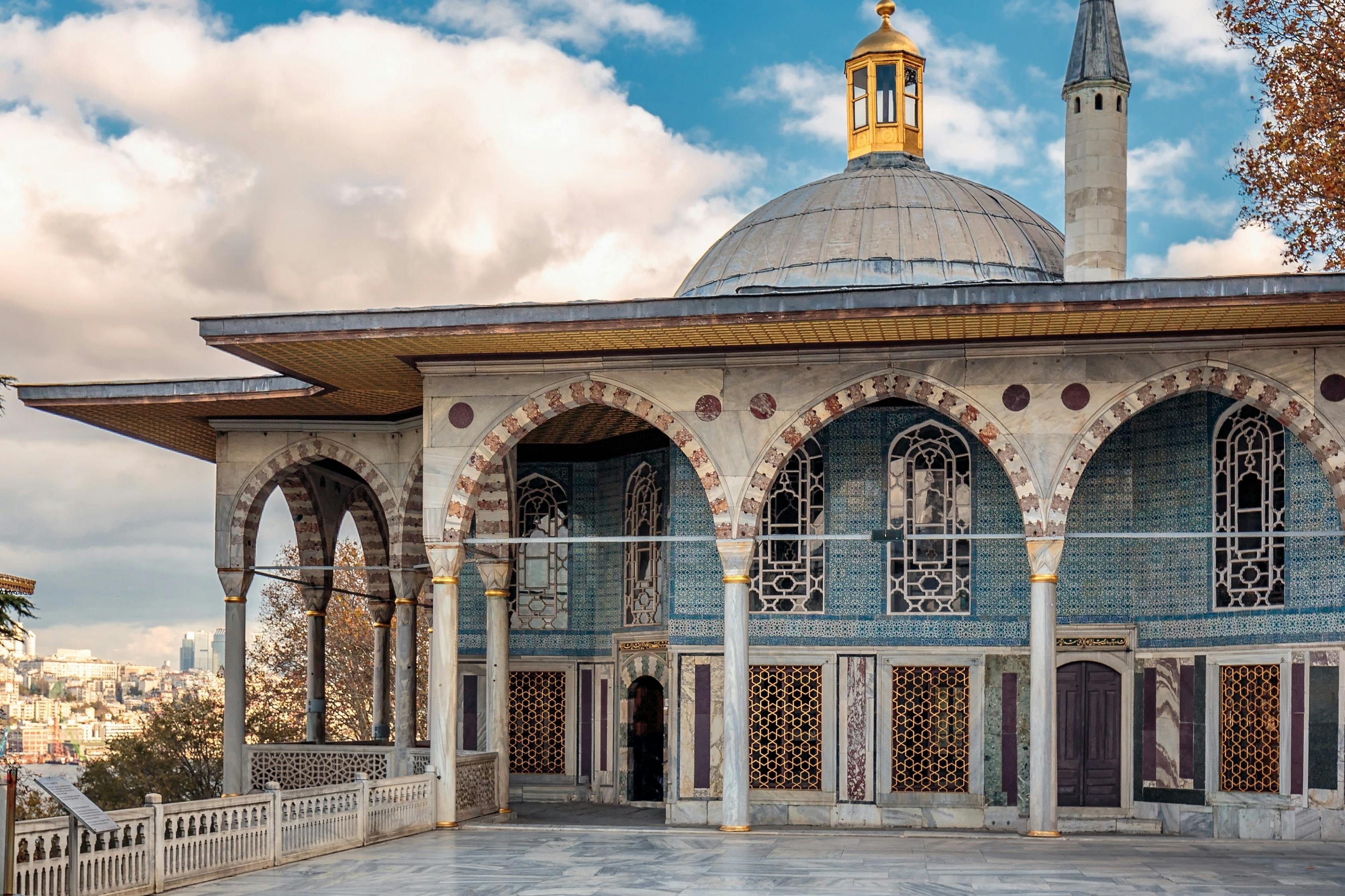 One of the pavilions in the palace