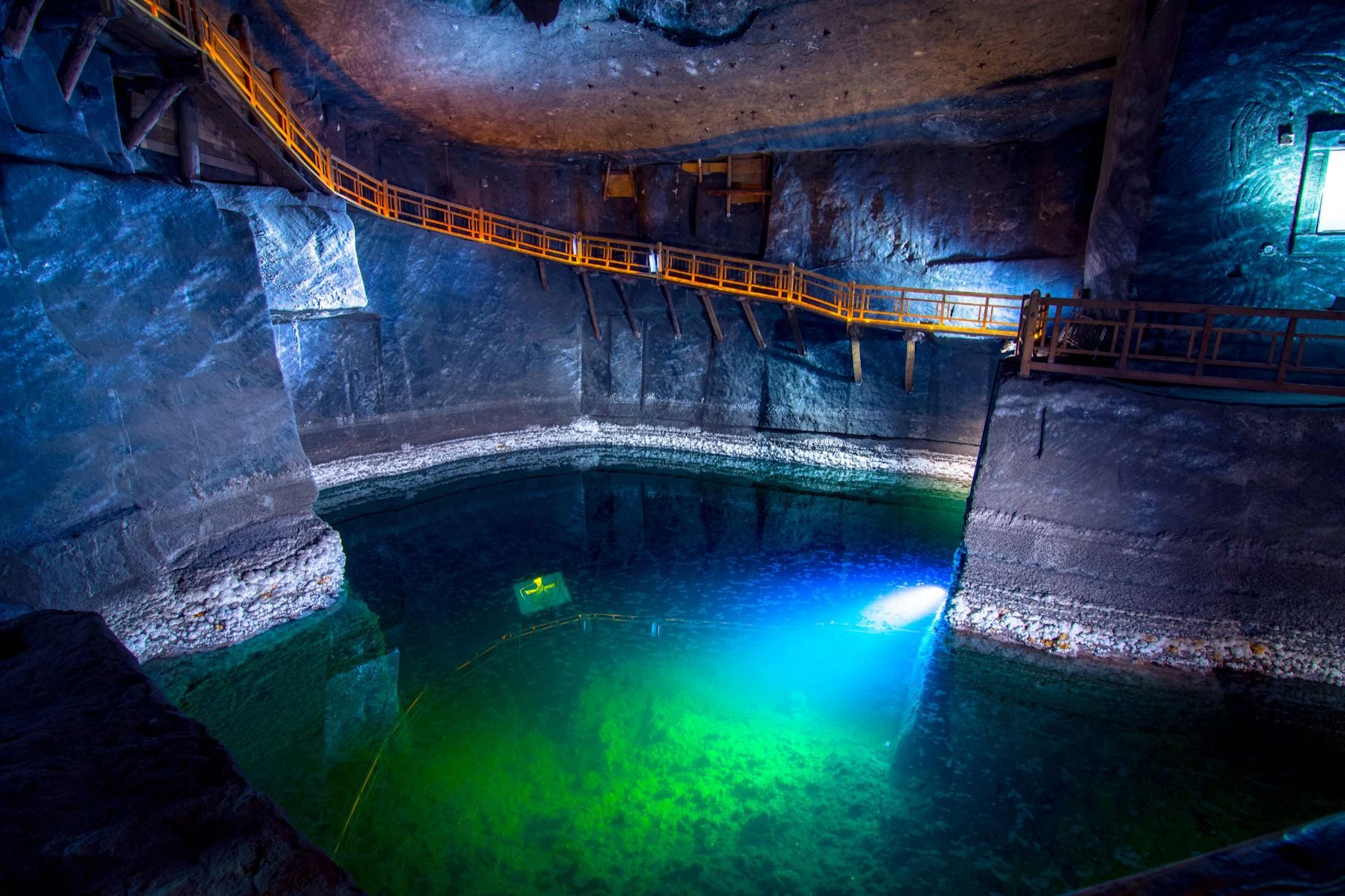Underground lake in the Erasmus Barącz Chamber