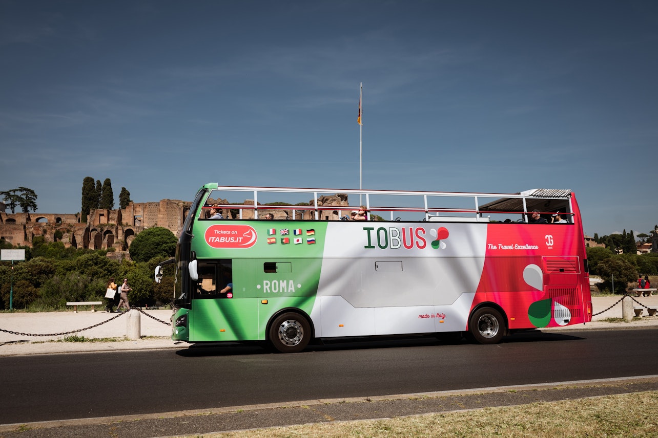 IOBUS Rome: Hop-on Hop-off Bus + Castel Romano Outlet - Accommodations in Rome