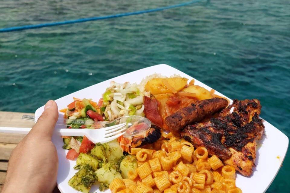 Meal onboard Marsa Alam