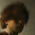 Self-portait, by Rembrandt