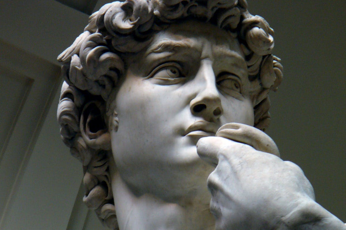 David by the divine artist Michelangleo