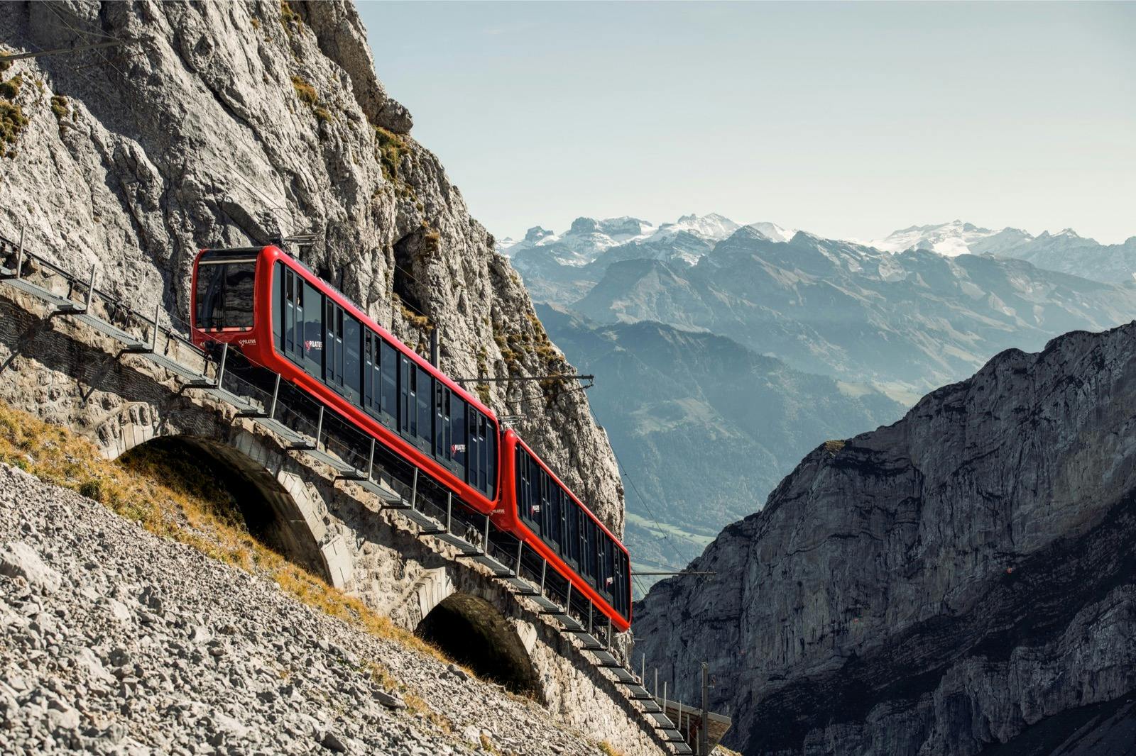 Mount Pilatus: Self-Guided Silver Roundtrip from Lucerne + Train