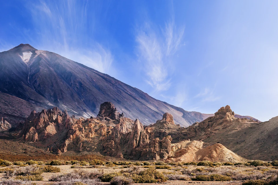 Teide and rocks