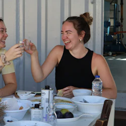 Girls Tasting Kleanthi Olive Oil