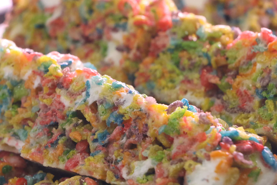 Fruity rice krispie treats