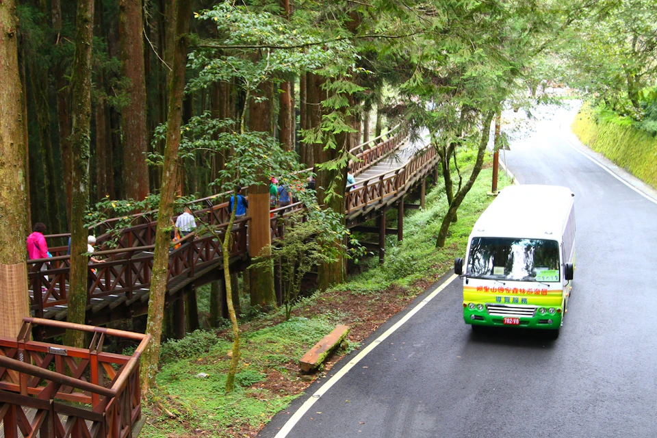 Alishan National Forest Recreation Area: Admission Ticket + Taiwan Good Bus Alishan Line Round-Trip Ticket