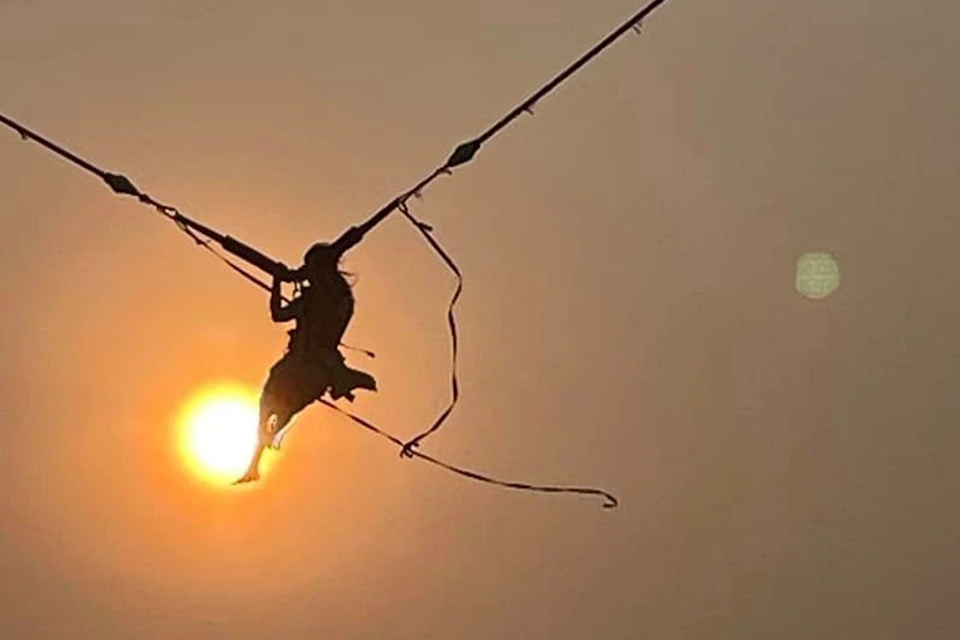 Human Slingshot and Bungy Jump at Sanook Park Pattaya