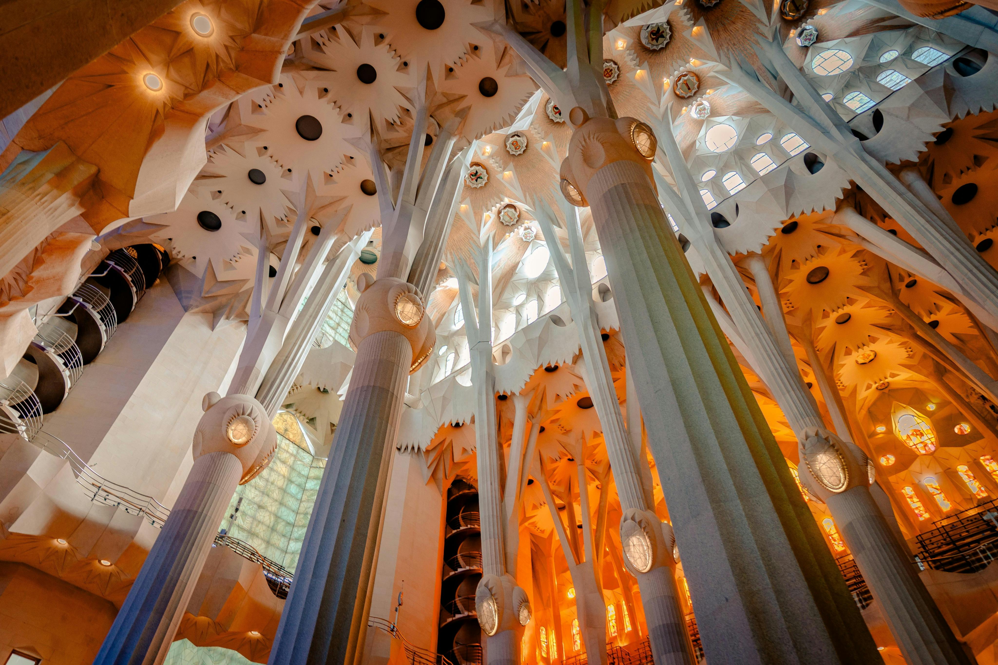 Park Güell & Sagrada Familia: Skip the line-ticket + Rondleiding met gids + Vervoer — 8