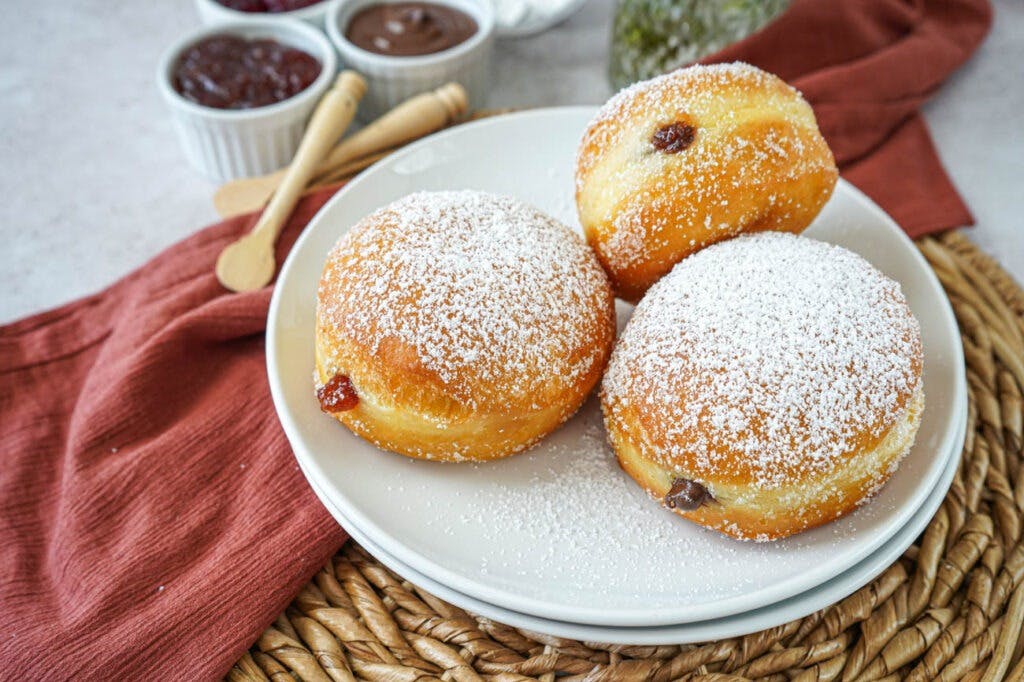 A freshly made Berliner