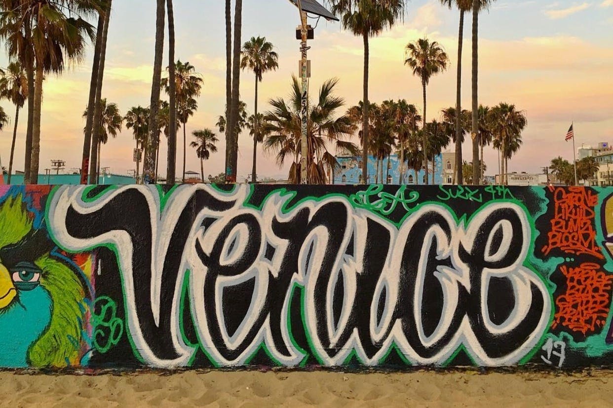 Abbot Kinney Blvd in Los Angeles