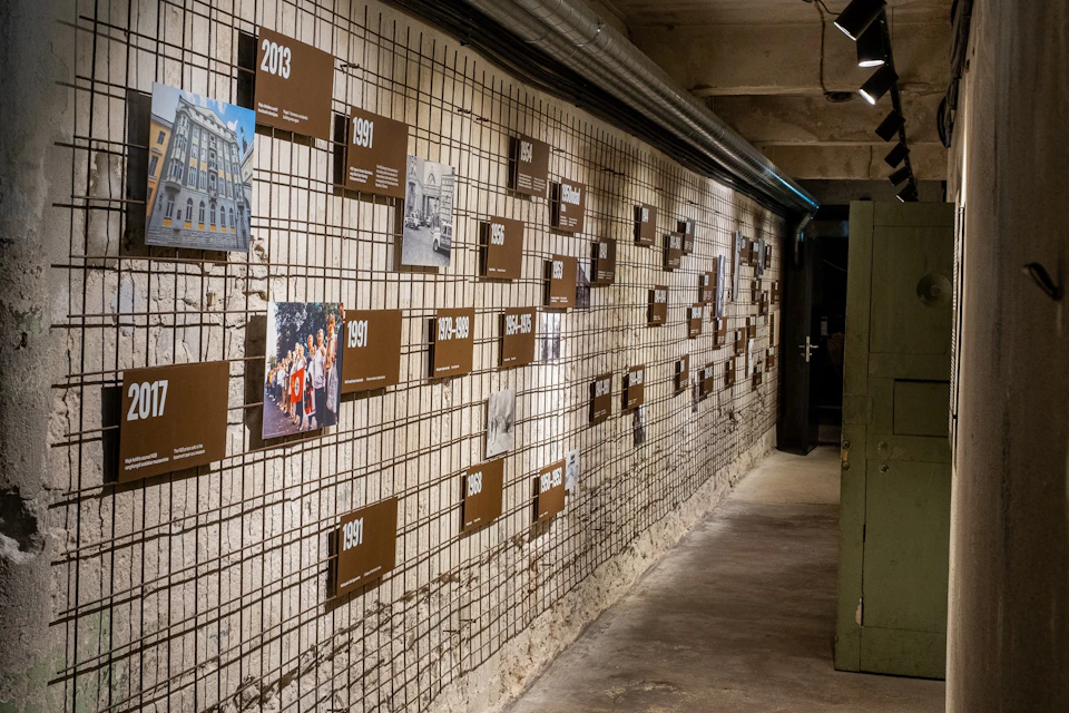 Corridor of the KBG Prison Cells museum