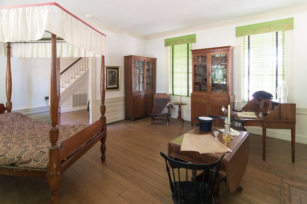 Το δωμάτιο του δικαστή Overton στο ιστορικό του σπίτι