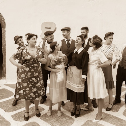 El espectáculo de bodas griego