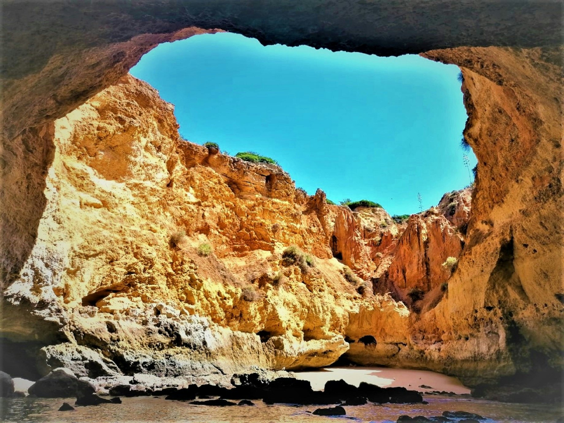 Tours en barco a las cuevas de Benagil + Aquashow: Parque acuático cubierto