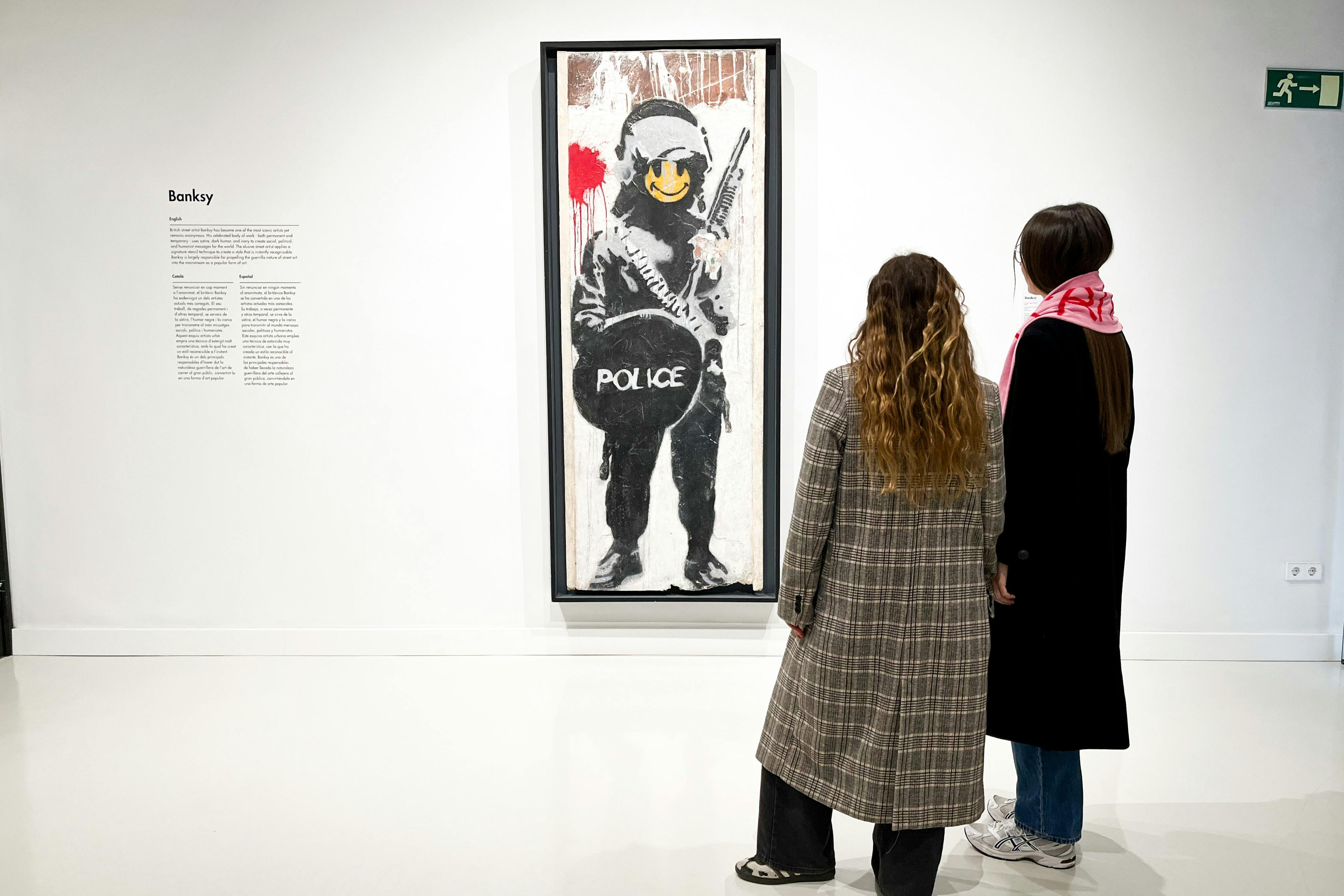 Cooper souriant - Banksy