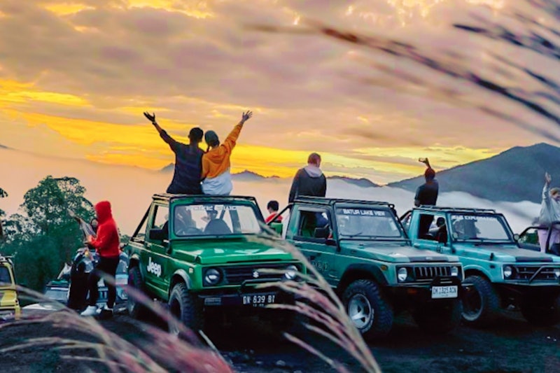 Mount Batur: Jeep Tour + Kintamani Cafe + Ubud Village