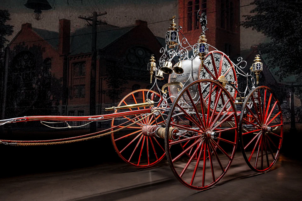 1870 Buckley & Merrit Hand Drawn Parade Wagon