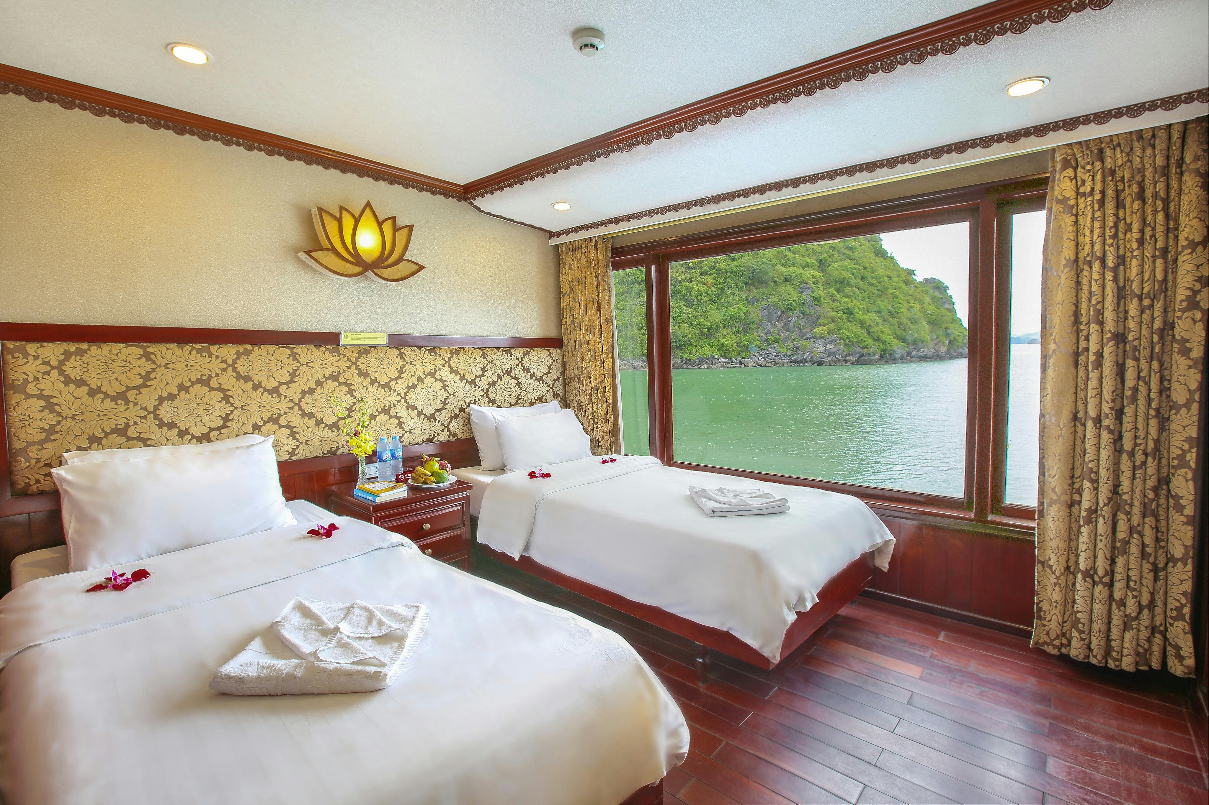 Ha Long Bay: 2D1N Boat Cruise + Meals + Sung Sot & Ti Top + Optional Transfer 2