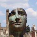 Cara de las ruinas de Pompeya