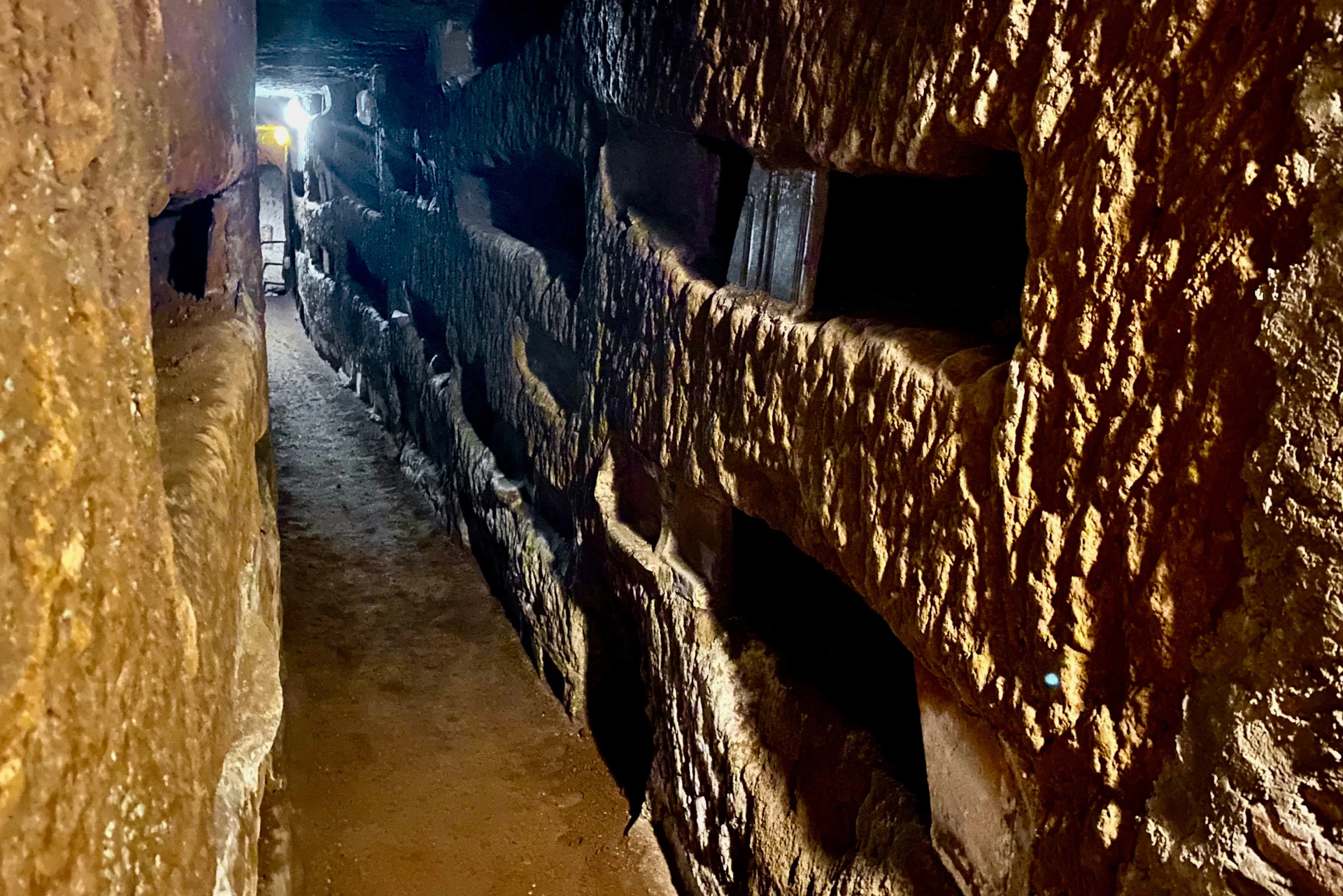 portion of a tunnel