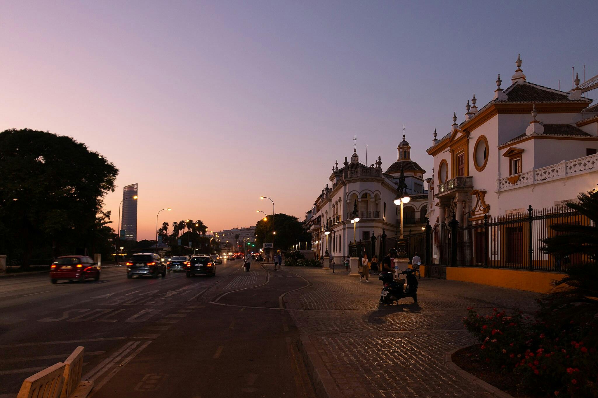 Paseo de Cristóbal Colón in Seville