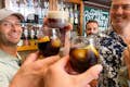 Tasting local drinks such as vermouth or beer.