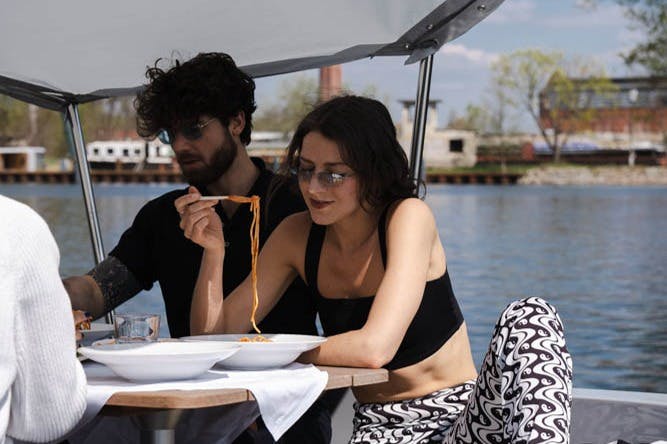 Have a picnic on board.