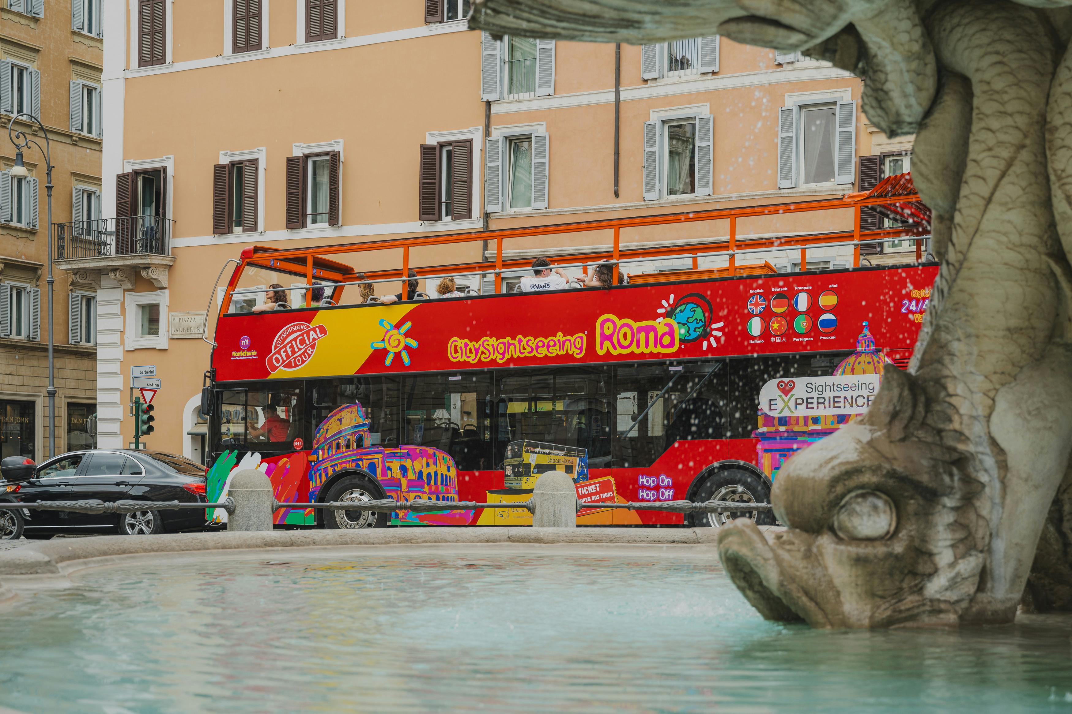 Rome Hop On Hop Off by Bus from Civitavecchia