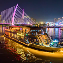 Ho Chi Minh City: Saigon River Sunset or Dining Cruise + Welcome Drink