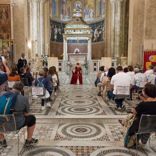 Visite guidate con figuranti in costume durante la rievocazione storica dello
