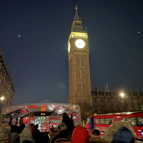 London: Guided Night Open-Top Bus Tour - Photo 2