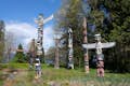 Outra parada cultural incrível no Stanley Park. Os Totem Poles.